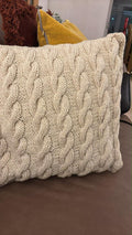 Image of scottish kintyre yarn wool used to make a pillow case